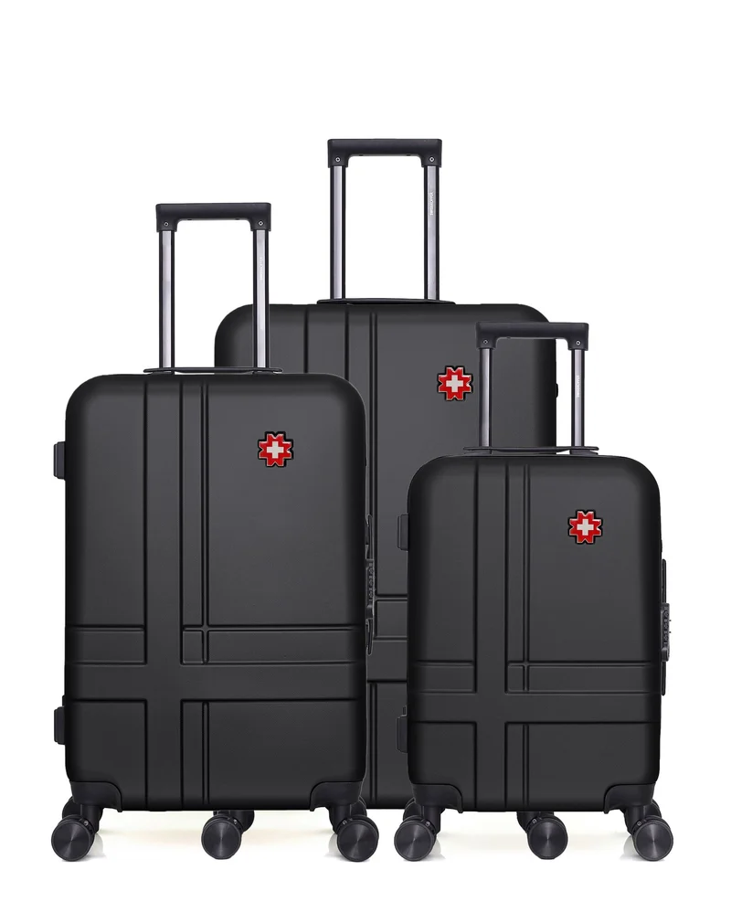 Lot de 3 Valise Grand Format, Valise Weekend et Valise Cabine USTER