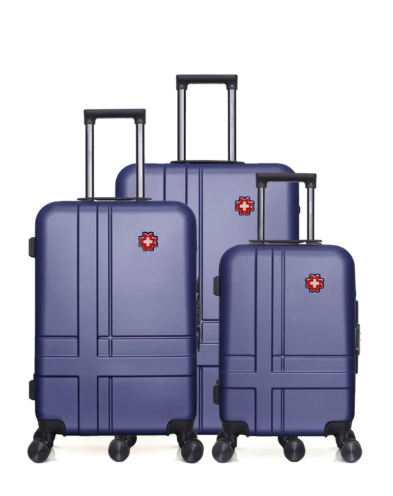 Lot de 3 Valise Grand Format, Valise Weekend et Valise Cabine USTER