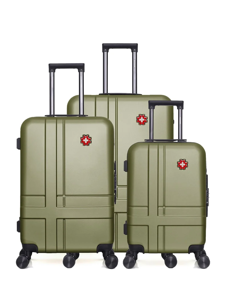 Lot de 3 Valise Grand Format, Valise Weekend et Valise Cabine USTER