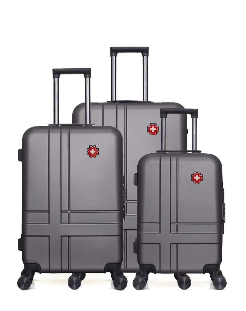 Lot de 3 Valise Grand Format, Valise Weekend et Valise Cabine USTER