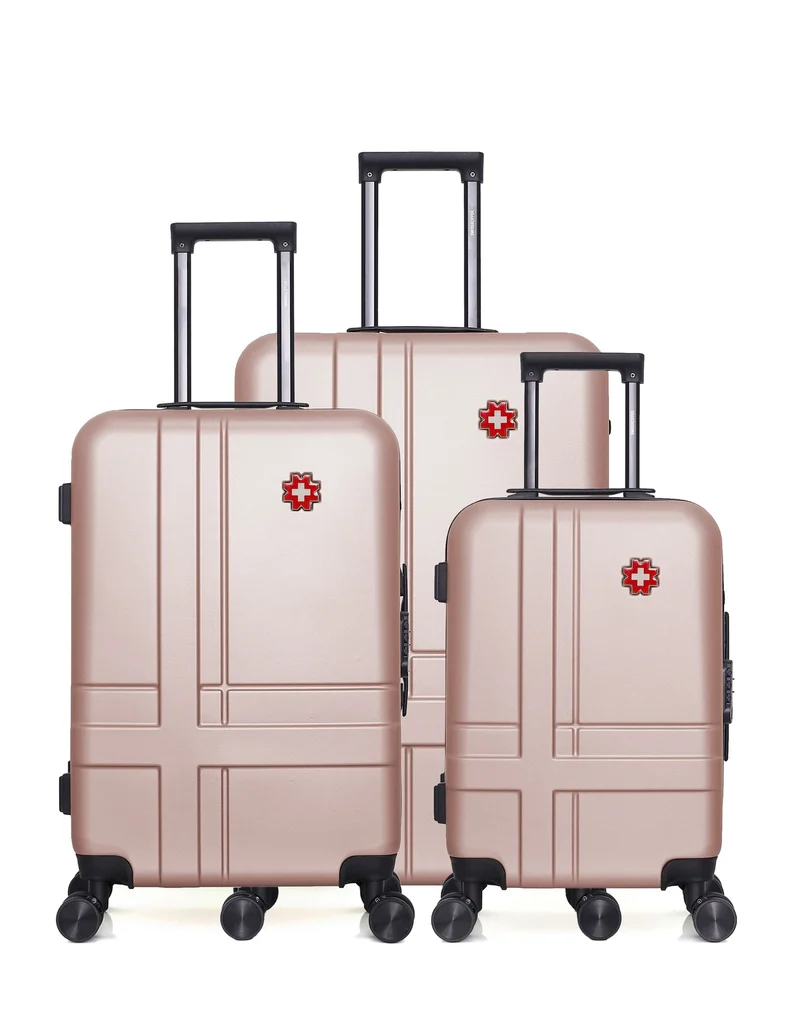 Lot de 3 Valise Grand Format, Valise Weekend et Valise Cabine USTER