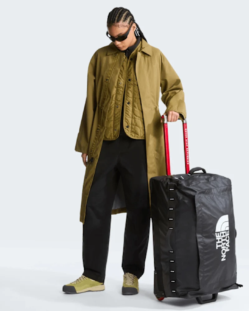 Sac de voyage polyester recyclé The North Face Base Camp à personnaliser