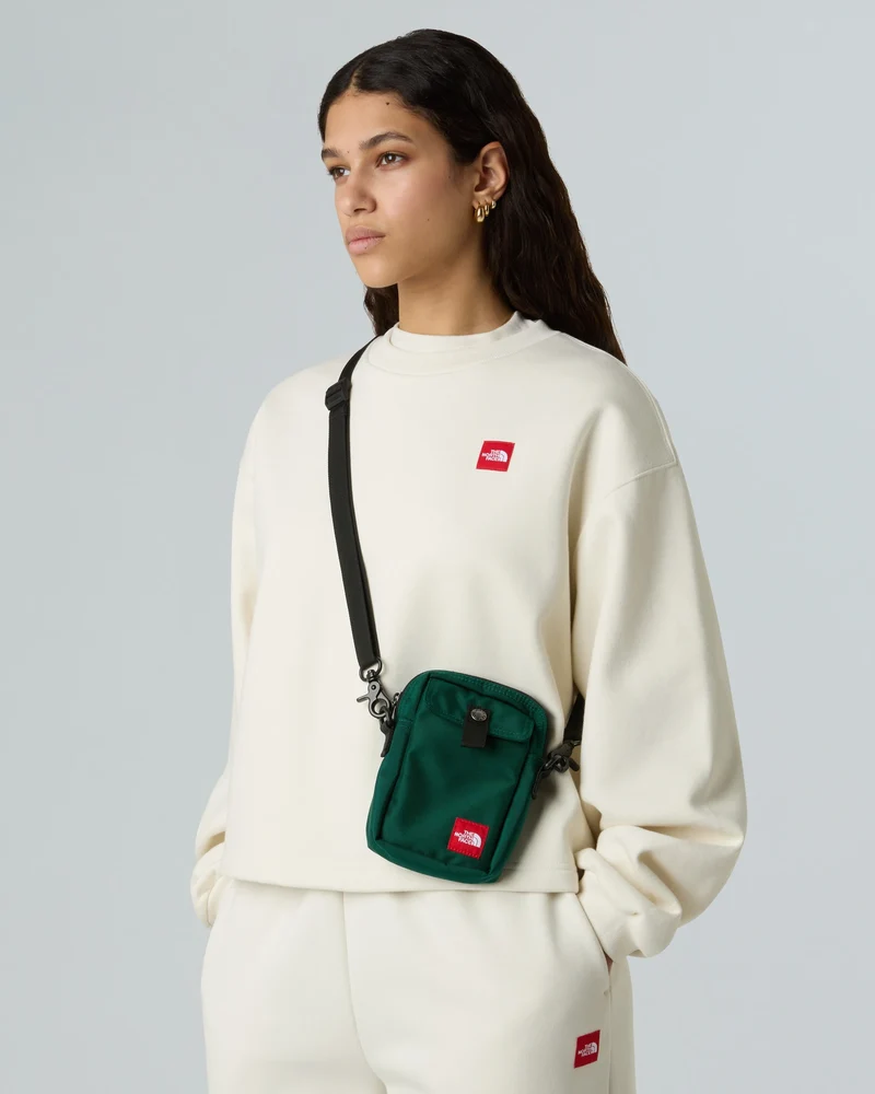 Sac bandoulière nylon recyclé The North Face Red Box à personnaliser
