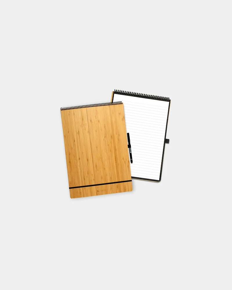 Carnet bambou massif Bambook A5 à personnaliser
