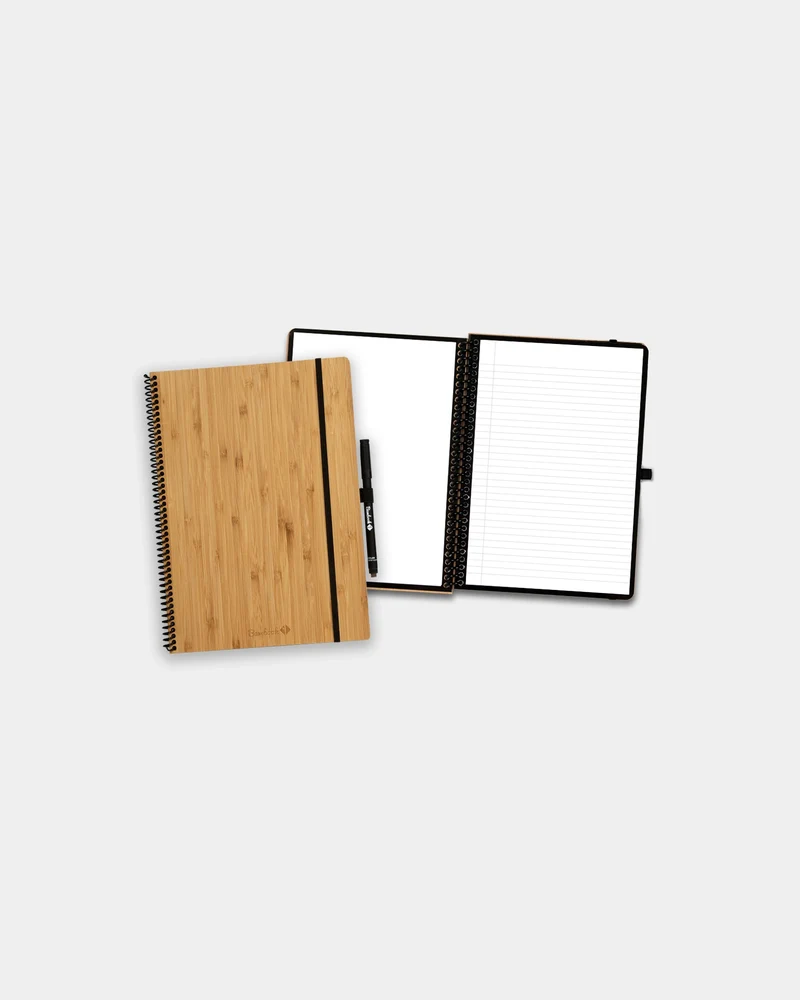 Cahier bambou massif Bambook Classic A6 à personnaliser