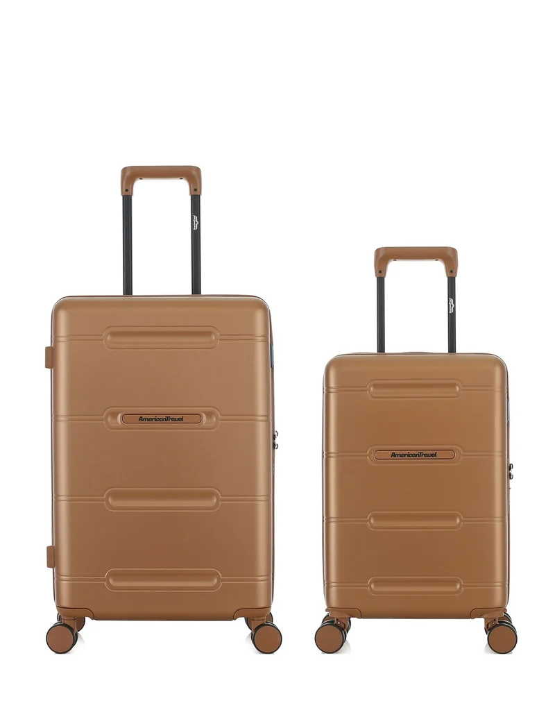 Lot de 2 Valises Rigides Taille Moyenne et Cabine XS CLEVELAND