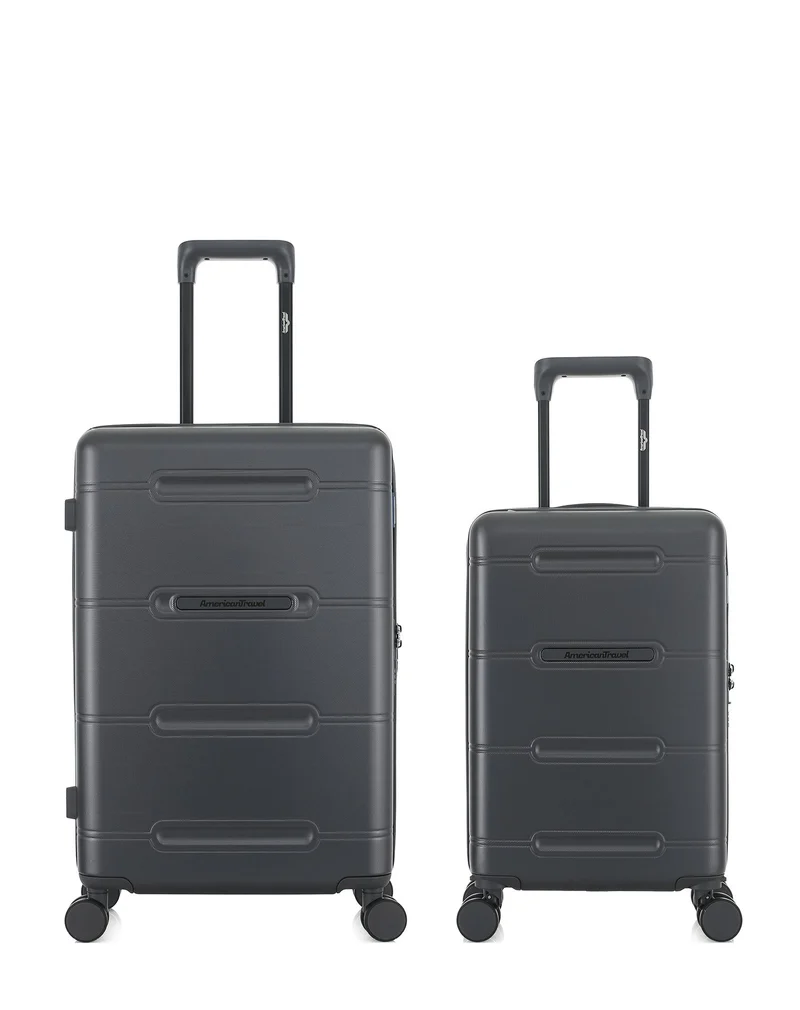 Lot de 2 Valises Rigides Taille Moyenne et Cabine XS CLEVELAND