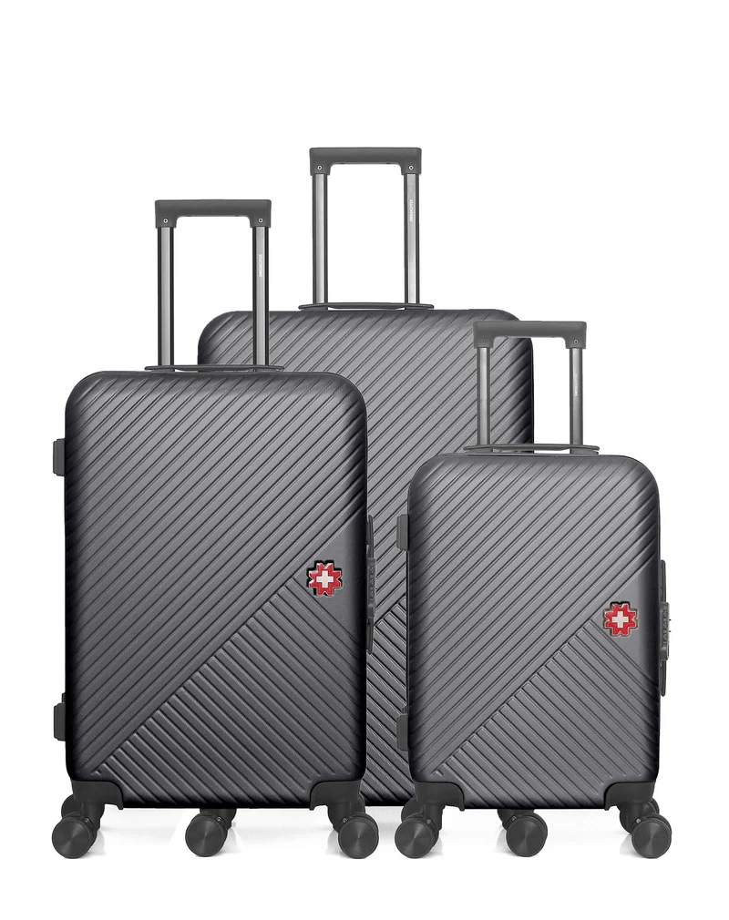 Lot de 3 Valise Grand Format, Valise Weekend et Valise Cabine SPIEZ