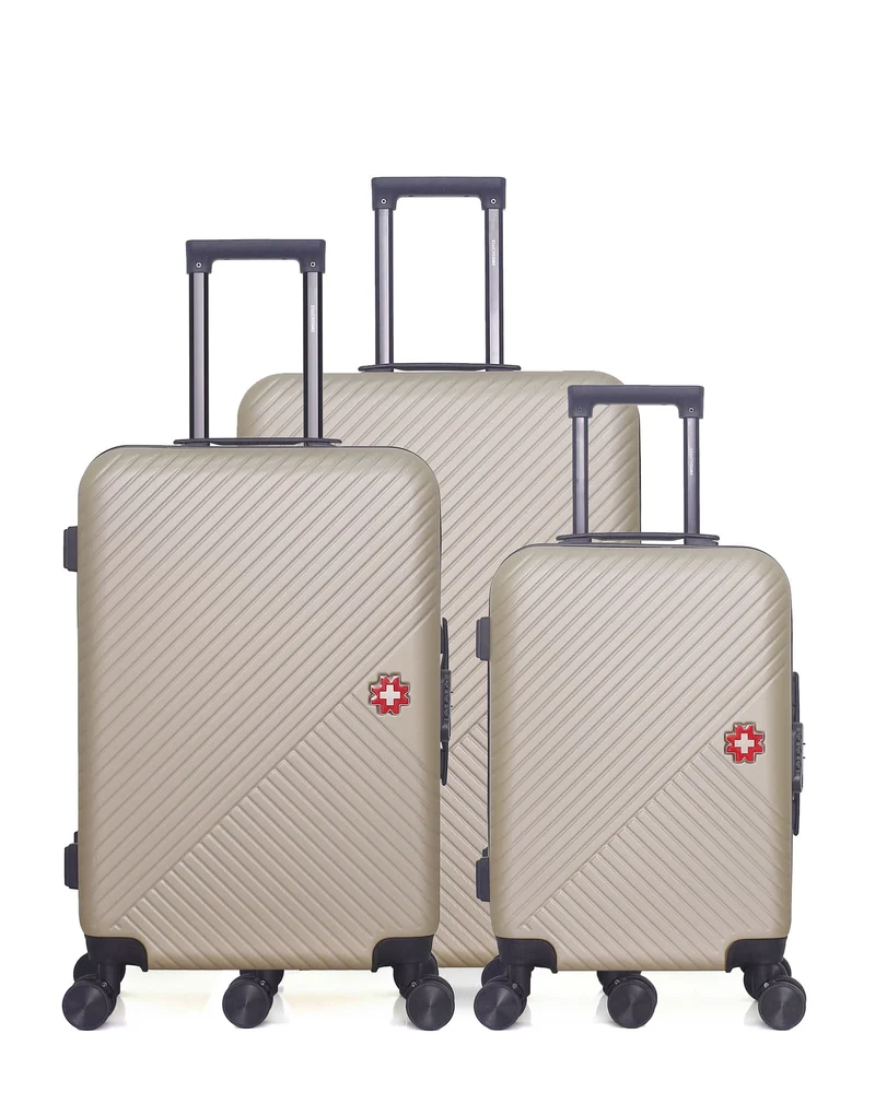 Lot de 3 Valise Grand Format, Valise Weekend et Valise Cabine SPIEZ
