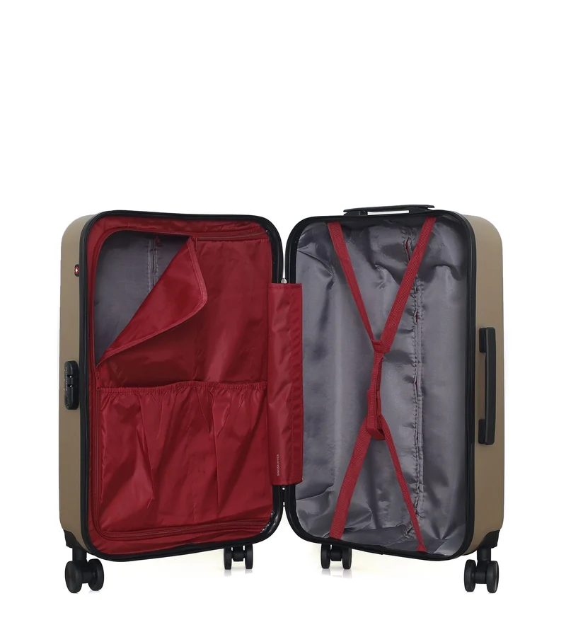 Lot de 3 Valises Rigides Taille Moyenne, Cabine et Cabine XXS ZURICH