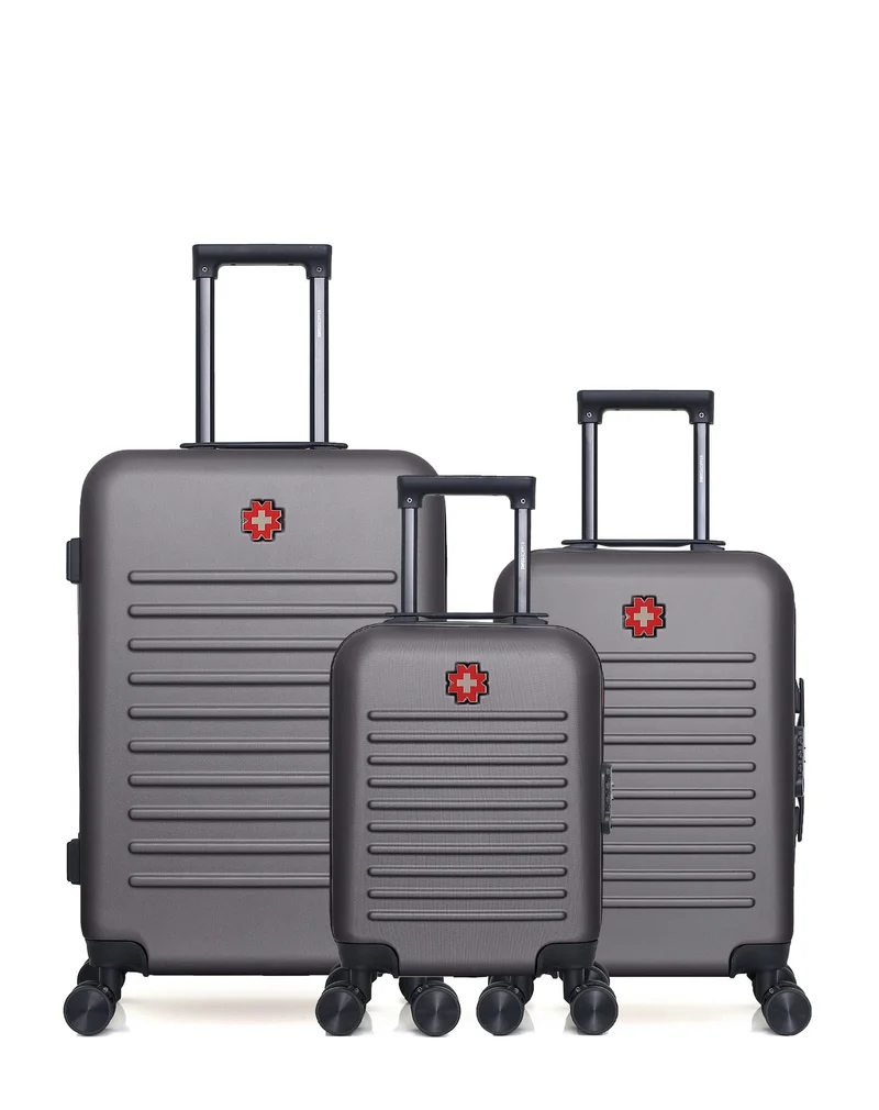 Lot de 3 Valises Rigides Taille Moyenne, Cabine et Cabine XXS WIL