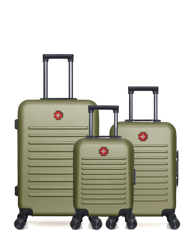 Lot de 3 Valises Rigides Taille Moyenne, Cabine et Cabine XXS WIL