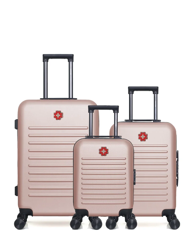 Lot de 3 Valises Rigides Taille Moyenne, Cabine et Cabine XXS WIL