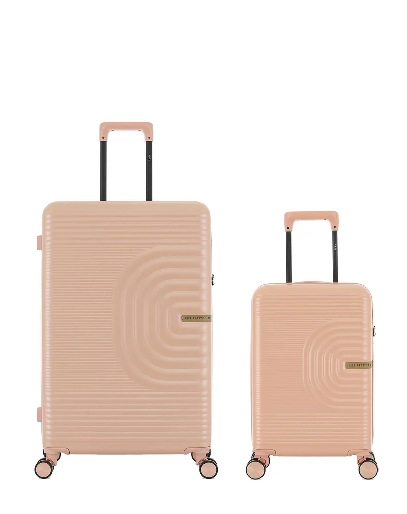 Lot de 2 Valises Rigides Grand Format et Cabine XS CELIA