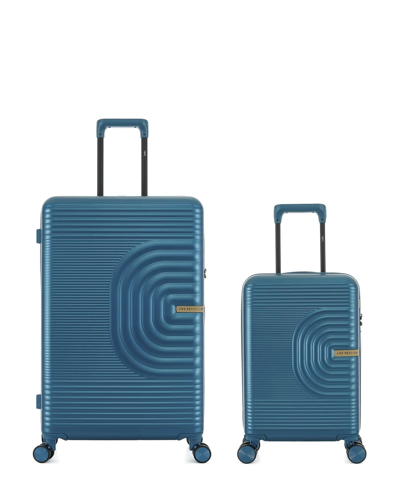 Lot de 2 Valises Rigides Grand Format et Cabine XS CELIA