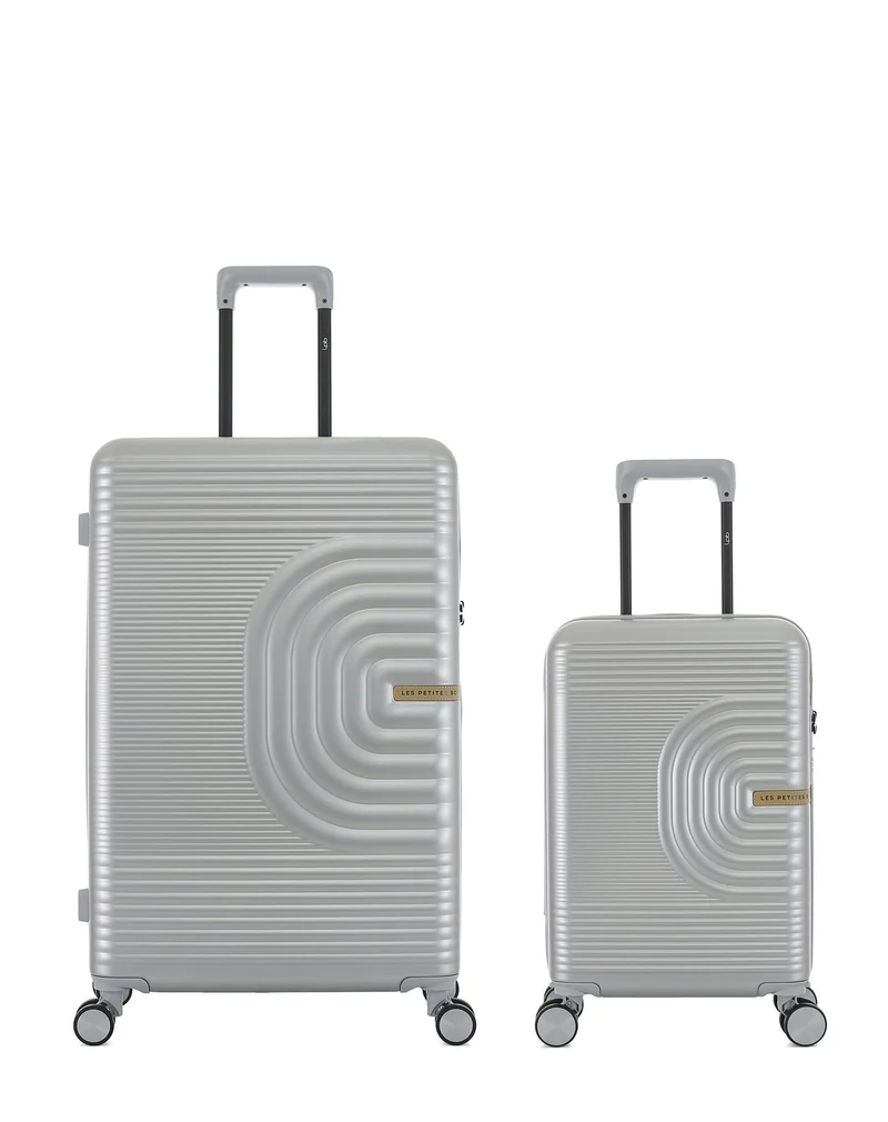 Lot de 2 Valises Rigides Grand Format et Cabine XS CELIA