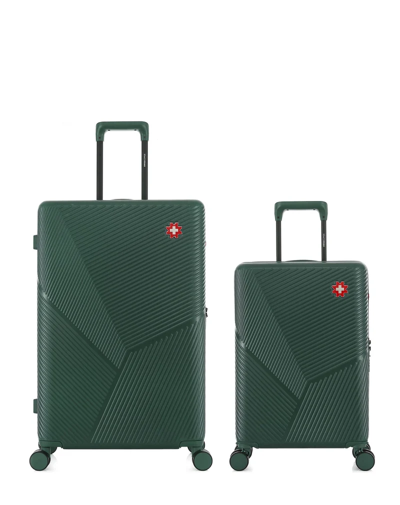 Lot de 2 Valises Rigides Grand Format et Cabine FRIBOURG