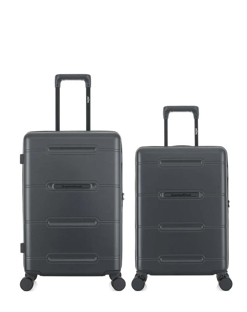 Lot de 2 Valises Rigides Taille Moyenne et Cabine CLEVELAND