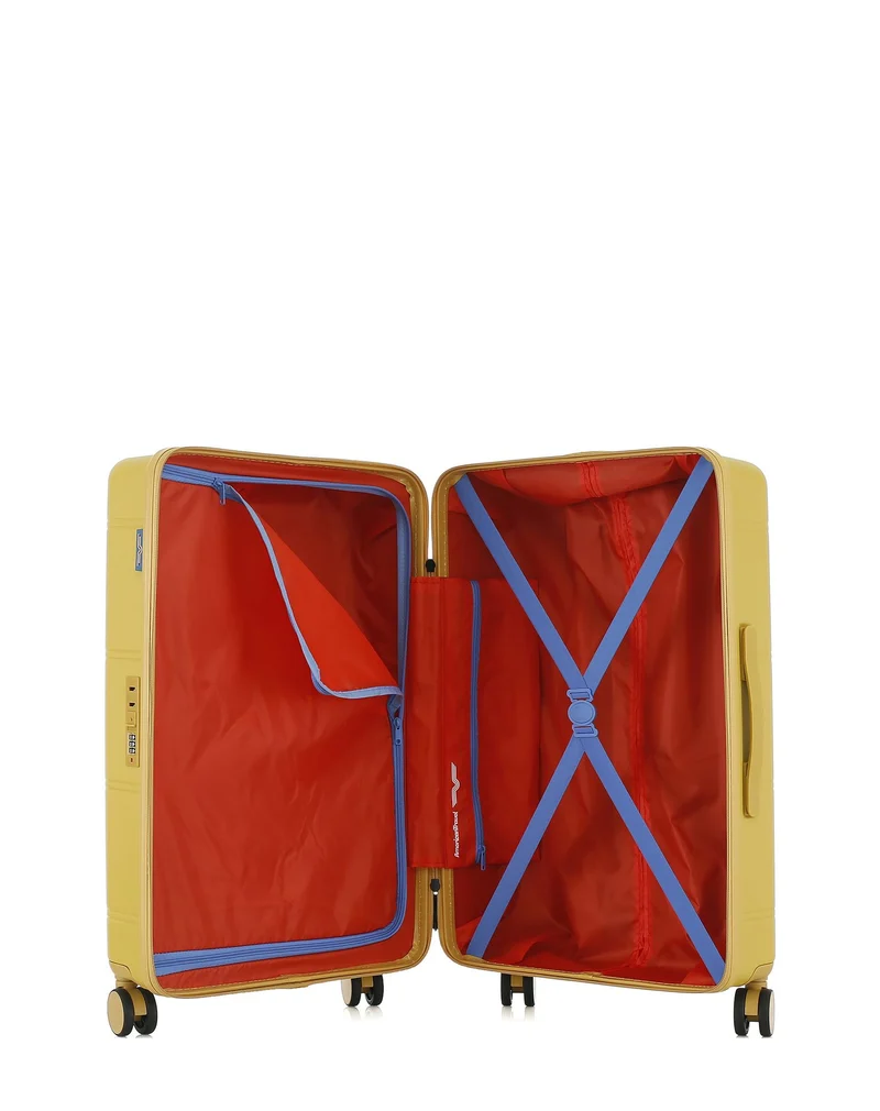 Lot de 2 Valises Rigides Taille Moyenne et Cabine CLEVELAND