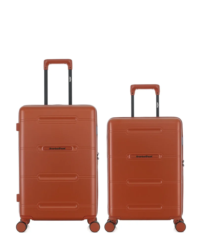 Lot de 2 Valises Rigides Taille Moyenne et Cabine CLEVELAND