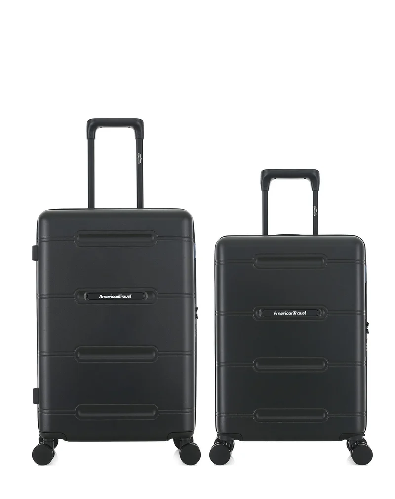 Lot de 2 Valises Rigides Taille Moyenne et Cabine CLEVELAND