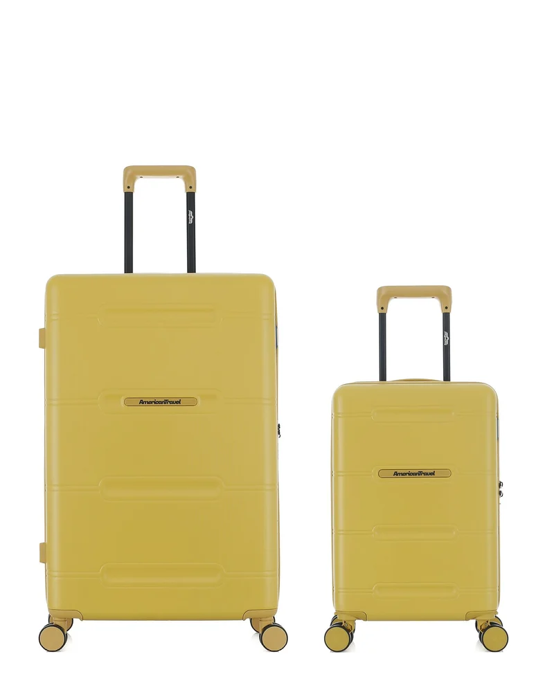 Lot de 2 Valises Rigides Grand Format et Cabine XS CLEVELAND