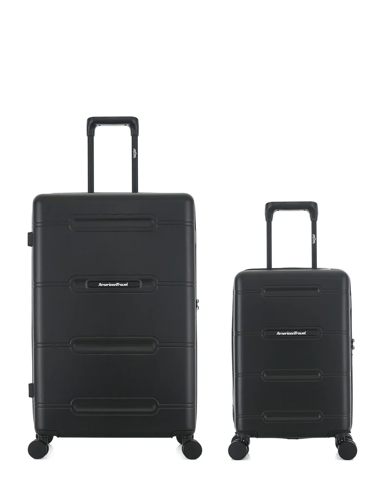 Lot de 2 Valises Rigides Grand Format et Cabine XS CLEVELAND