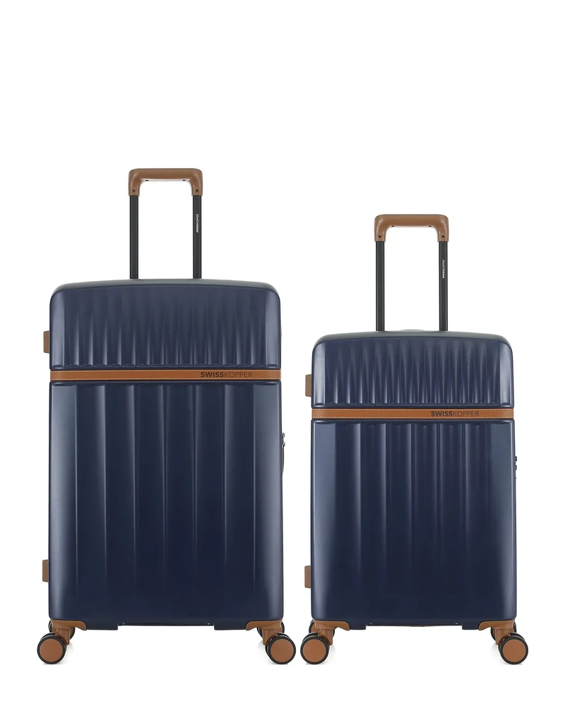 Lot de 2 Valises Rigides Grand Format et Taille Moyenne ZERMATT
