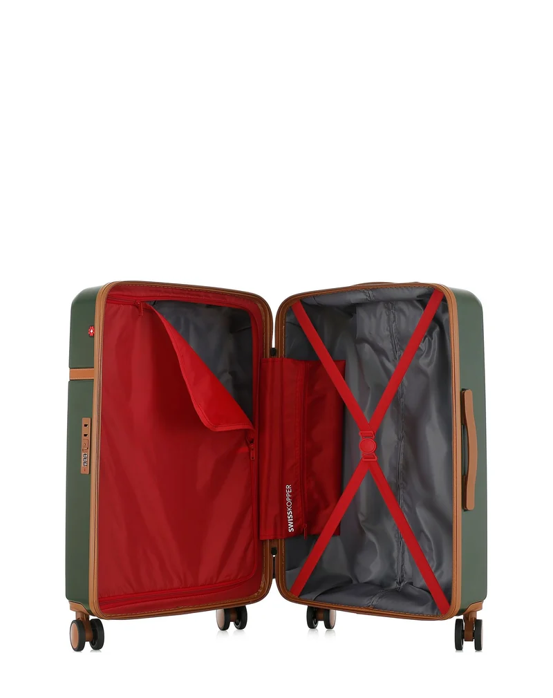 Lot de 2 Valises Rigides Taille Moyenne et Cabine XS ZERMATT