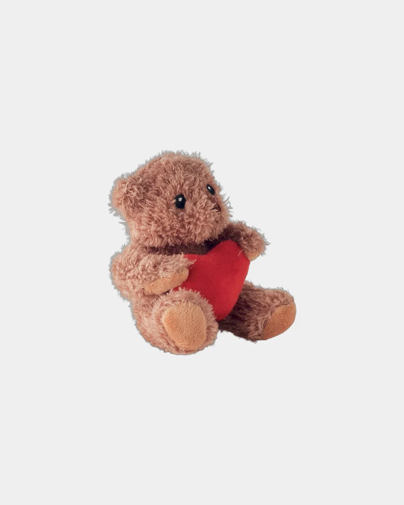 Peluche ours Cuddle avec cœur 13 cm à personnaliser