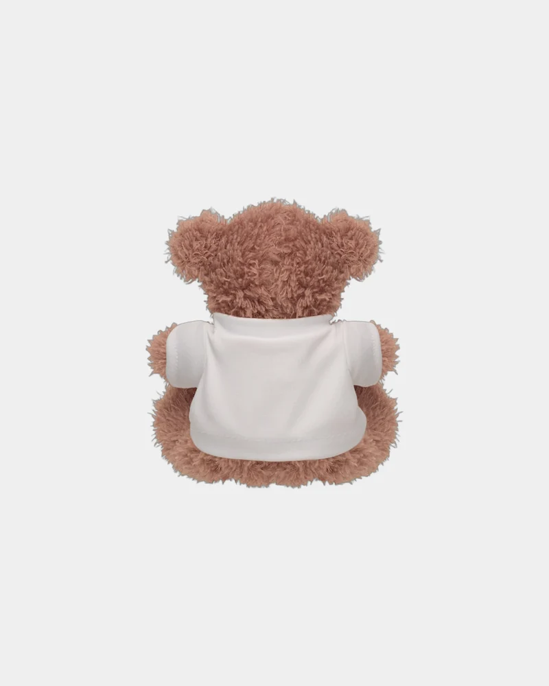 Peluche ours docteur polyester 13 cm à personnaliser