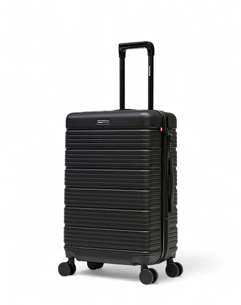 Lot de 3 Valises Rigides Taille Moyenne, Cabine et Cabine XS LUGANO