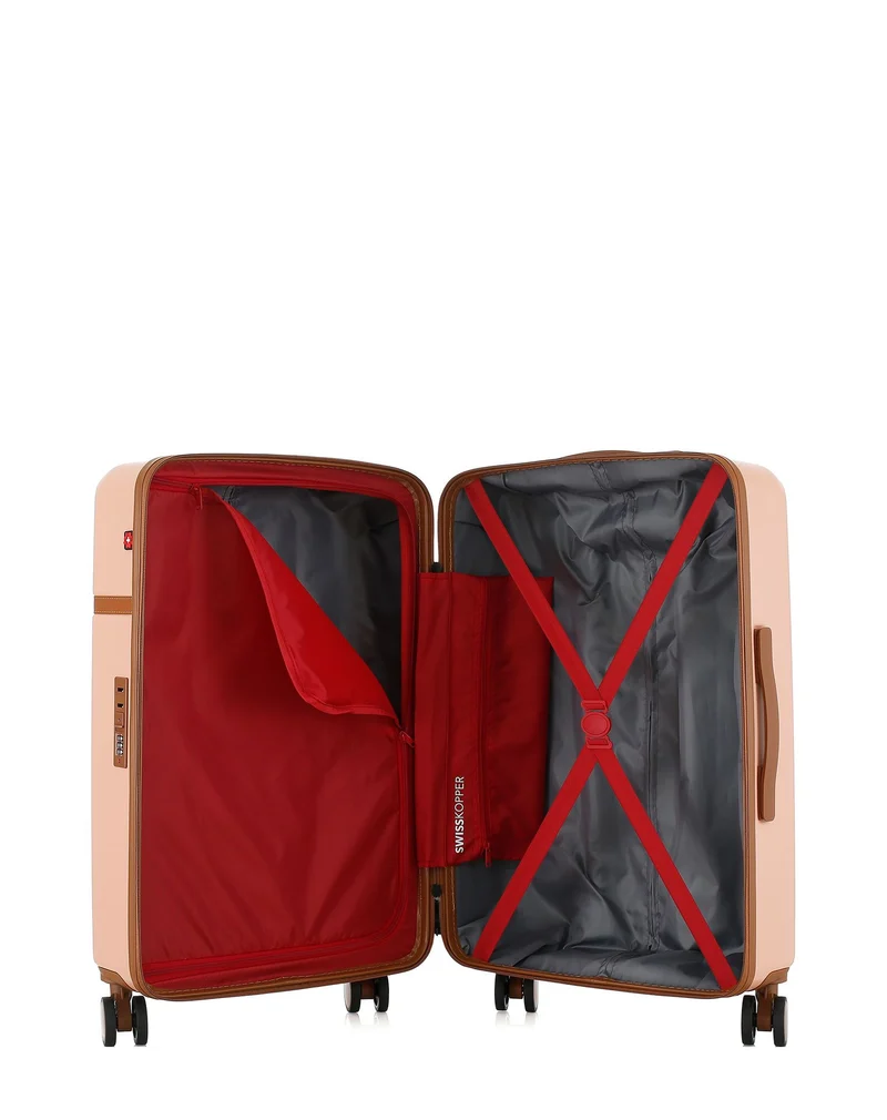Lot de 3 Valises Rigides Taille Moyenne, Cabine et Cabine XS ZERMATT