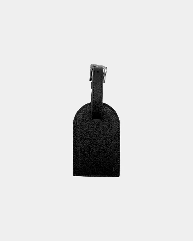 Étiquette bagage cuir recyclé à personnaliser