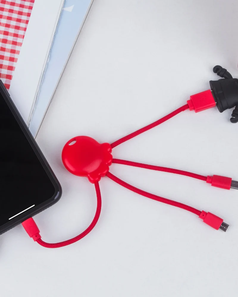 Câble charge multi-connecteurs à personnaliser