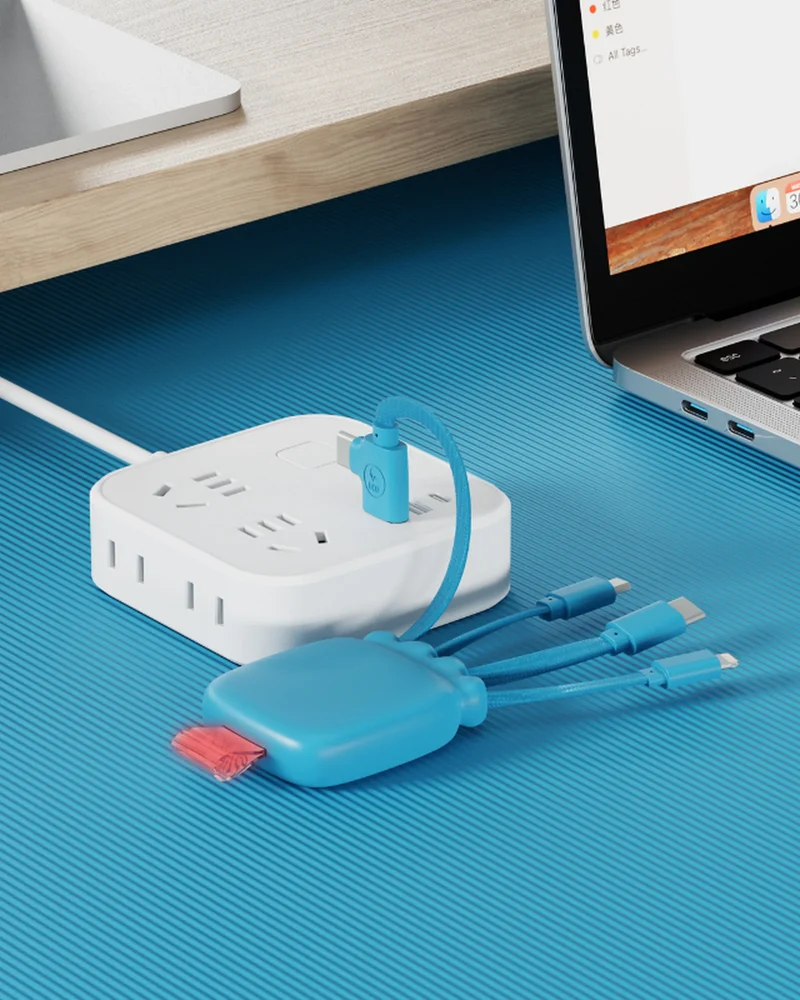 Batterie externe multi-câbles 3000mAh Gamma à personnaliser