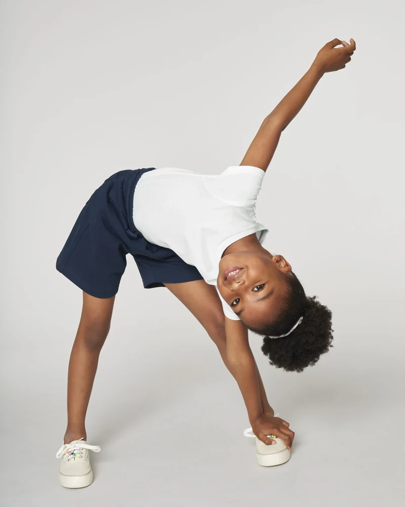 Short de jogging enfant coton bio Stanley/Stella Mini Bolter à personnaliser