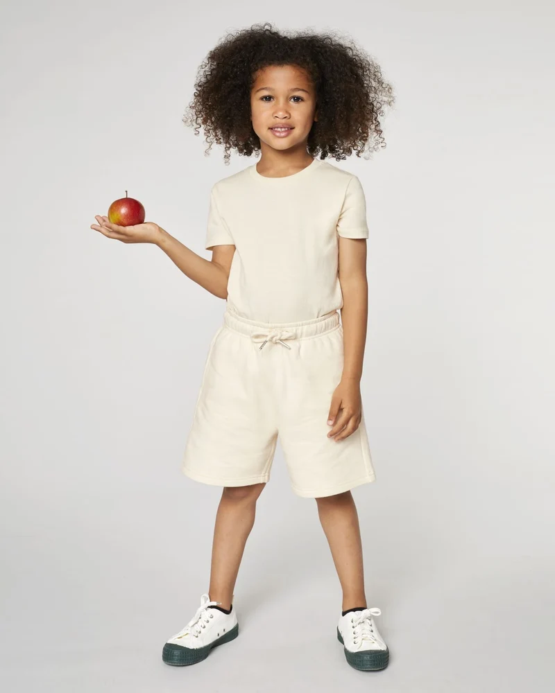 Short de jogging enfant coton bio Stanley/Stella Mini Bolter à personnaliser