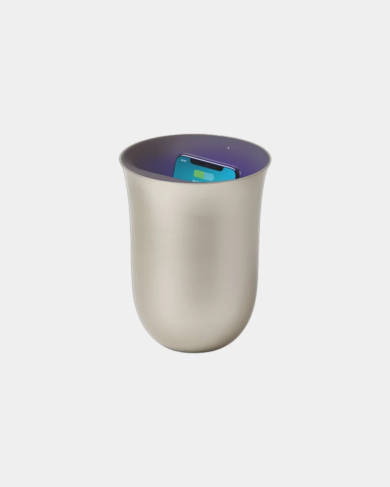 Chargeur sans fil avec stérilisateur UV Lexon Oblio à personnaliser