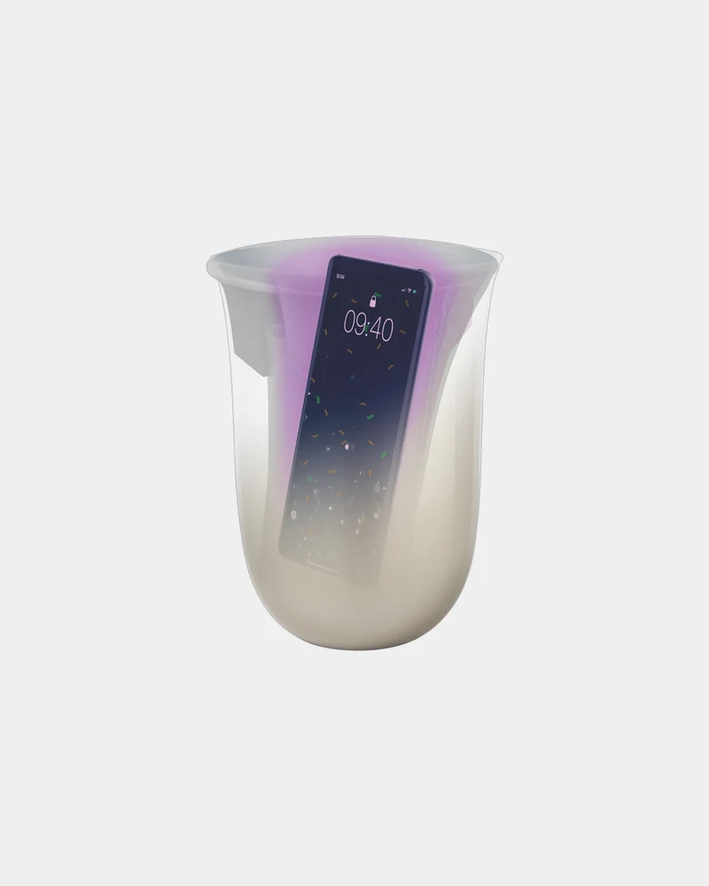 Chargeur sans fil avec stérilisateur UV Lexon Oblio à personnaliser