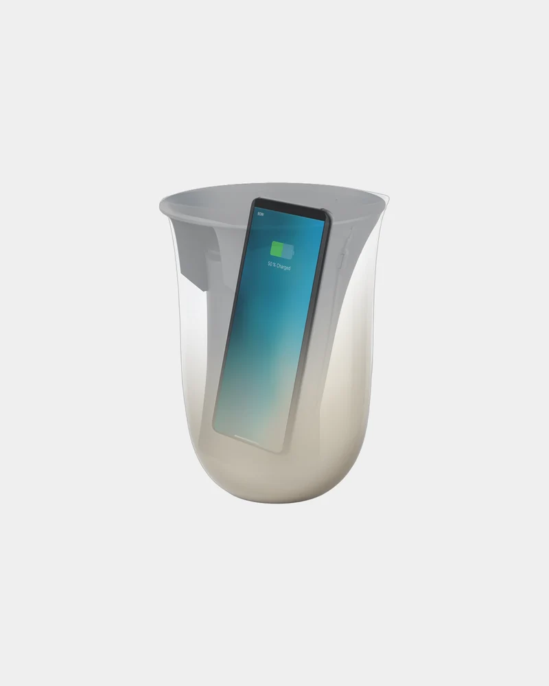Chargeur sans fil avec stérilisateur UV Lexon Oblio à personnaliser