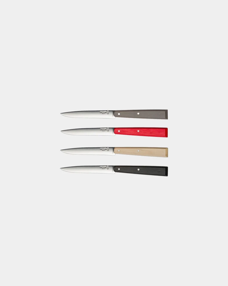 Coffret de 4 couteaux de table acier inox Opinel N°125 à personnaliser