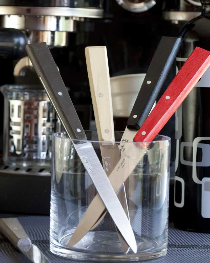 Coffret de 4 couteaux de table acier inox Opinel N°125 à personnaliser