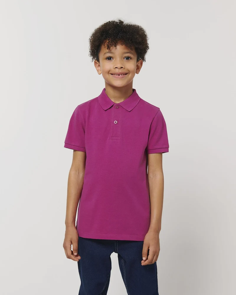 Polo enfant coton bio Stanley/Stella Mini Sprinter à personnaliser