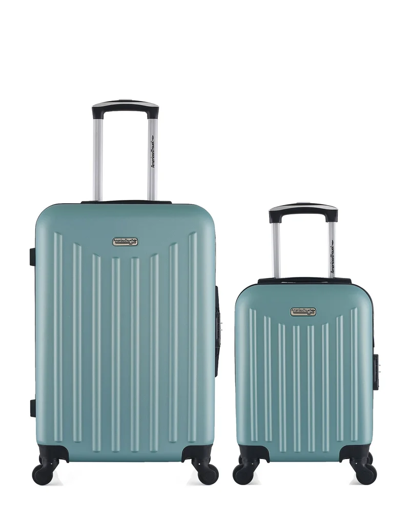 Lot de 2 Valises Rigides Taille Moyenne et Cabine XXS BROOKLYN