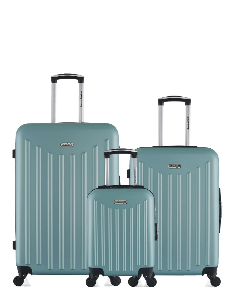 Lot de 3 Valises Rigides Grand Format, Taille Moyenne et Cabine XXS BROOKLYN