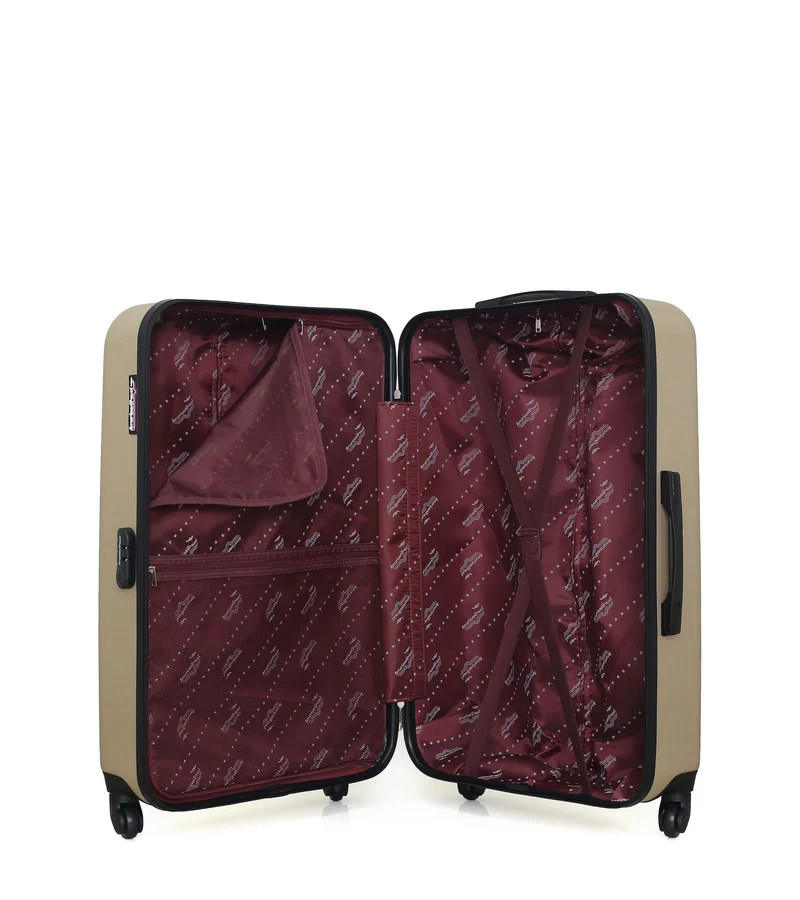 Lot de 3 Valises Rigides Grand Format, Taille Moyenne et Cabine XXS BROOKLYN