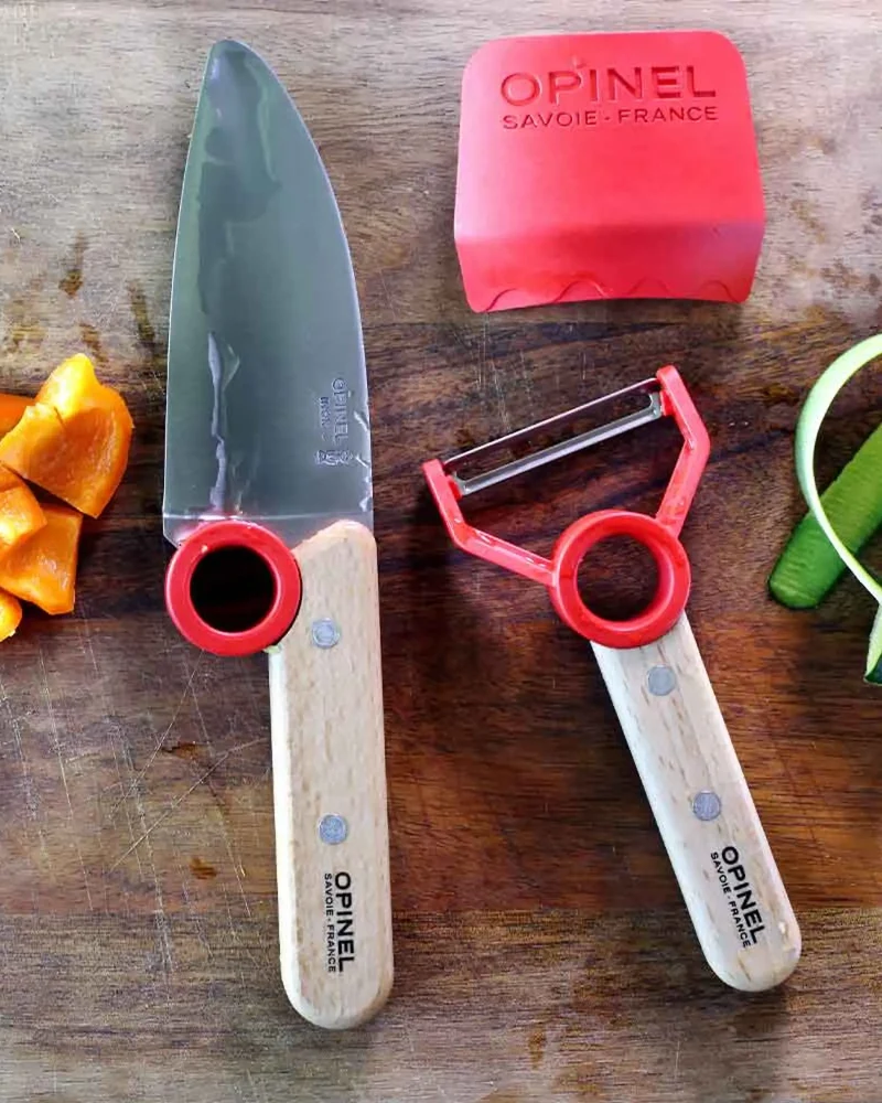 Coffret cuisine enfant acier inox Opinel Le Petit Chef à personnaliser