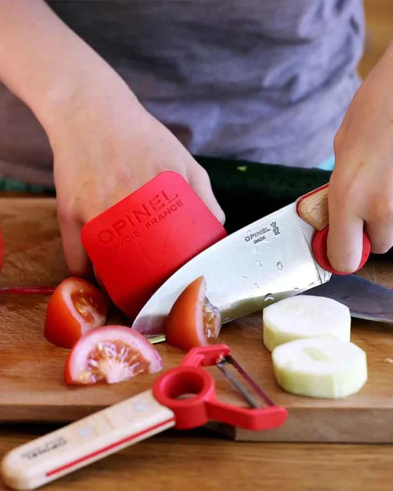 Coffret cuisine enfant acier inox Opinel Le Petit Chef à personnaliser