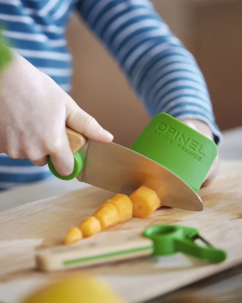 Coffret cuisine enfant acier inox Opinel Le Petit Chef à personnaliser